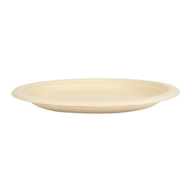 Piatto Bio in Canna da Zucchero Ø230mm (50 Pezzi)