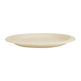 Piatto Bio di Canna da Zucchero Natural Ø260mm (500 Pezzi)