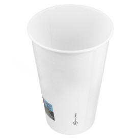 Bicchiere da Caffè 20 Oz/600ml Bianco Ø9,4cm (20 Pezzi)