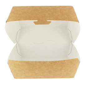 Scatola Kraft per Hamburger Mega 16,5x18x9cm (25 Pezzi)