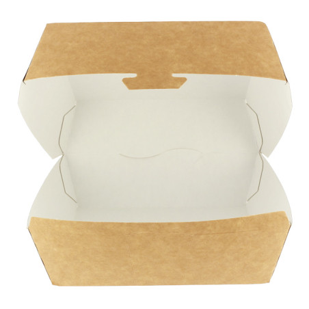 Scatola Kraft per Hamburger Mega 16,5x18x9cm (25 Pezzi)