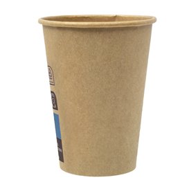 Bicchiere di Carta 7Oz/210ml Marrone Ø7,2cm (3000 Pezzi)