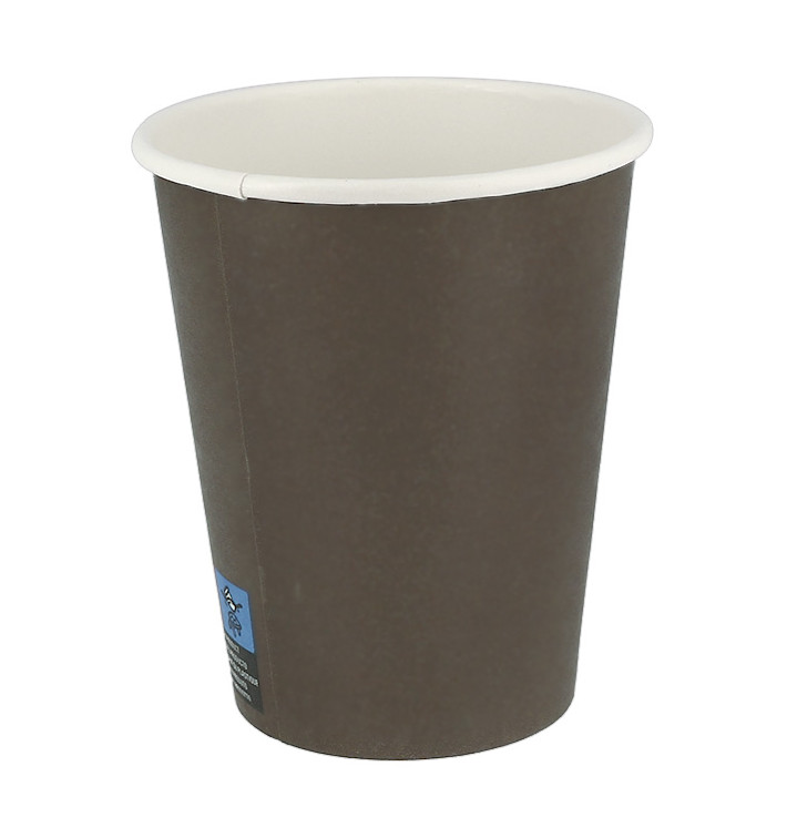 Bicchiere di Carta 14Oz/420ml Marrone Ø9,0cm (50 Pezzi)