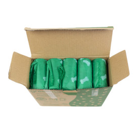Sacchetto per escrementi per cani 100% bio 23x32cm (3.000 Pezzi)