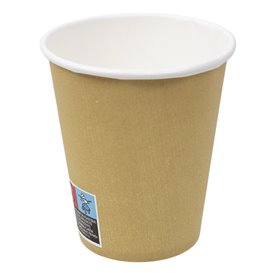 Bicchiere Carta 9 Oz/280ml Kraft-Kraft Ø8,1cm (1.000 Pezzi)