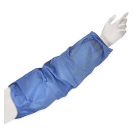 Manicotti in TNT di PP Plastificato 25x44cm Blu (50 Pezzi)