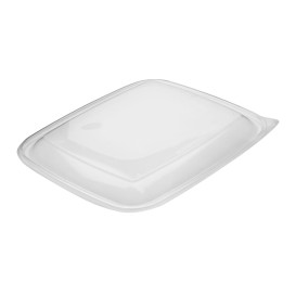 Coperchio per Contenitori di Plastico Nero e Crema 23x16,5cm (75 Pezzi)