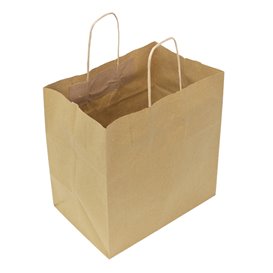 Buste Shopper in Carta Kraft 70g/m² 26+18x26cm (250 Pezzi) Buste Shopper in Carta Kraft 70g/m² 26+18x26cm (250 Pezzi)