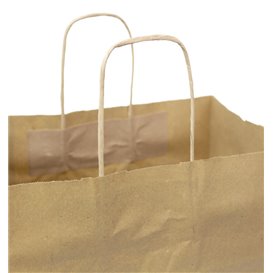 Buste Shopper in Carta Kraft 70g/m² 26+18x26cm (250 Pezzi) Buste Shopper in Carta Kraft 70g/m² 26+18x26cm (250 Pezzi)