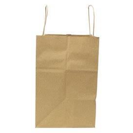 Buste Shopper in Carta Kraft 70g/m² 26+18x26cm (250 Pezzi) Buste Shopper in Carta Kraft 70g/m² 26+18x26cm (250 Pezzi)