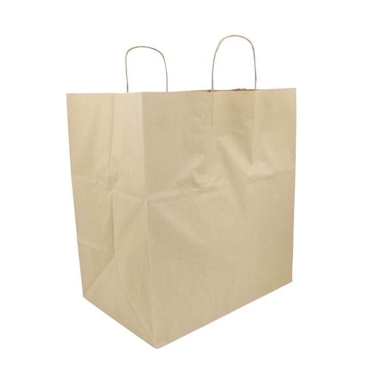 Buste Shopper in Carta Kraft 120g/m² 36+24x39cm (50 Pezzi) Buste Shopper in Carta Kraft 120g/m² 36+24x39cm (50 Pezzi)