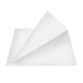 Sacchetto Carta Antigrasso Bianco 18x18,2cm (100 Pezzi)