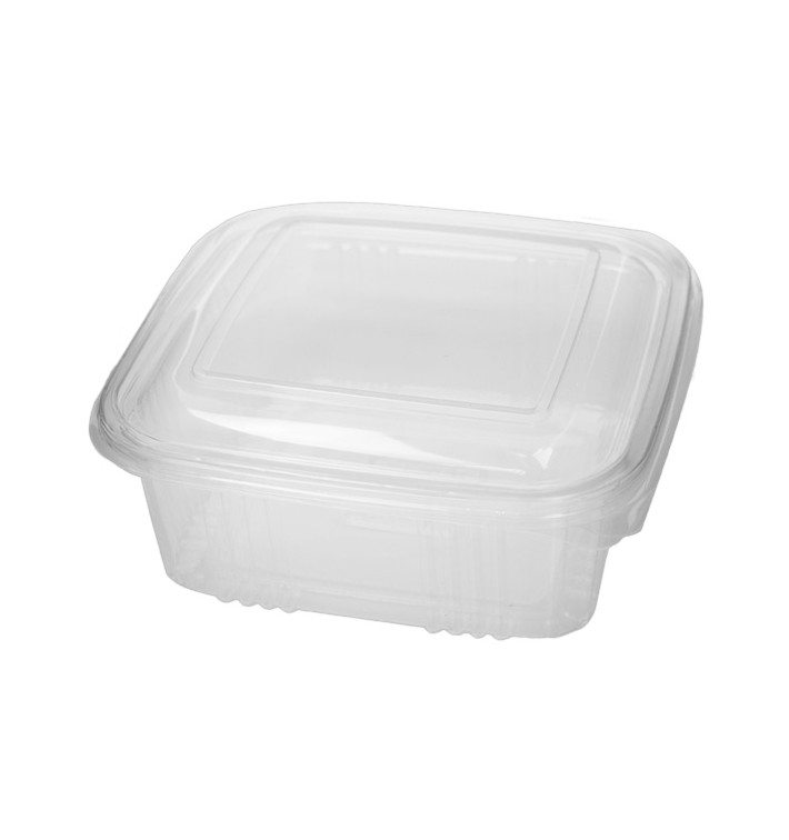 Contenitore Quadrato Coperchio PP 750 ml (50 Pezzi) Contenitore Quadrato Coperchio PP 750 ml (50 Pezzi)