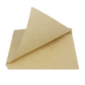 Sacchetto di Carta Antigrasso Kraft 15x15cm (3000 Pezzi)
