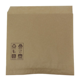 Sacchetto di Carta Antigrasso Kraft 15x15cm (250 Pezzi)