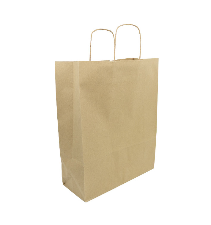 Buste Shopper in Carta 100g/m² 32+12x40cm (25 Pezzi) Buste Shopper in Carta 100g/m² 32+12x40cm (25 Pezzi)