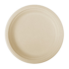Piatto Bio di Canna da Zucchero Natural Ø260mm (500 Pezzi)