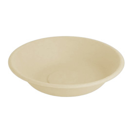 Piatto Canna da Zucchero Fondo Natural Ø160mm (1000 Pezzi)
