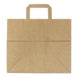 Buste Shopper in Carta Kraft 70g/m² 32x22x26cm (250 Pezzi)
