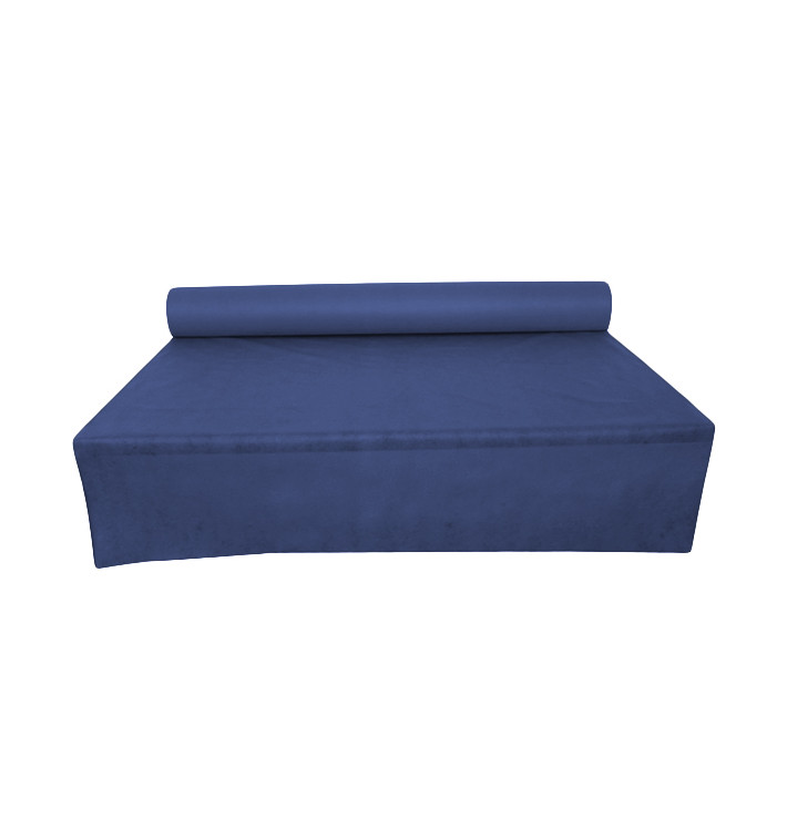 Tovaglia Rotolo Non Tessuto Blu 1,2x50m 55g (6 Pezzi) Tovaglia Rotolo Non Tessuto Blu 1,2x50m 55g (6 Pezzi)