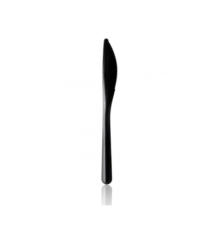 Coltello di Plastica Premium Nero 185 mm Coltello di Plastica Premium Nero 185 mm