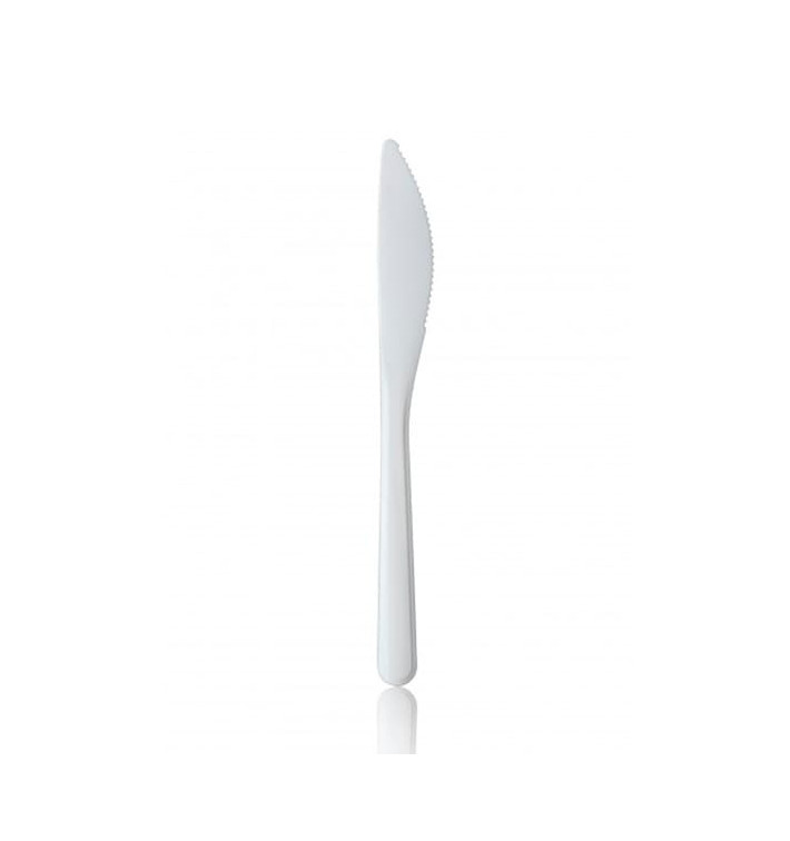 Coltello di Plastica Premium Bianco 185 mm Coltello di Plastica Premium Bianco 185 mm