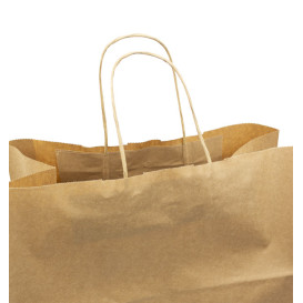 Sacchetto di Carta Bianca con Manici 90g/m² 18x8x24cm (50 pack)