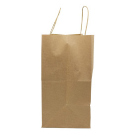 Sacchetto di Carta Bianca con Manici 90g/m² 18x8x24cm (50 pack)