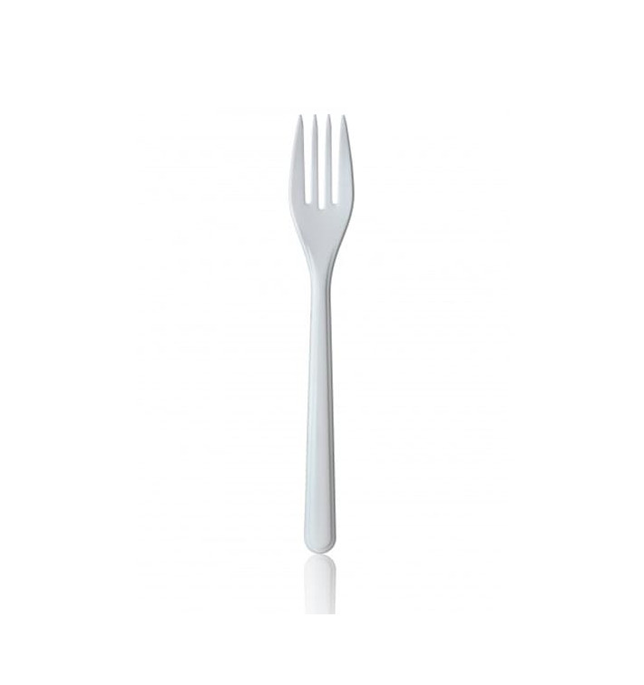 Forchetta di Plastica Premium Bianco 185mm Forchetta di Plastica Premium Bianco 185mm