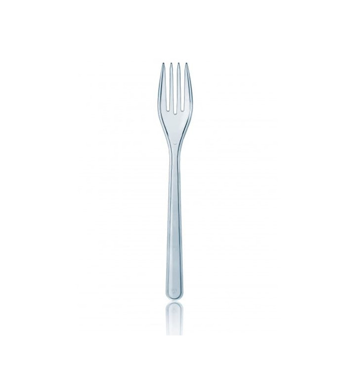 Forchetta di Plastica Premium Trasparente 185mm Forchetta di Plastica Premium Trasparente 185mm