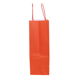 Buste Shopper in Carta Rosso 100g/m² 25+11x31cm (25 Pezzi)