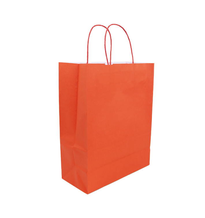 Buste Shopper in Carta Rosso 100g/m² 25+11x31cm (250 Pezzi) Buste Shopper in Carta Rosso 100g/m² 25+11x31cm (250 Pezzi)