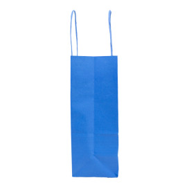 Buste Shopper in Carta Turchese 100g/m² 22+9x23cm (25 Pezzi)