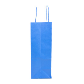 Buste Shopper in Carta Turchese100g/m² 25+11x31cm (25 Pezzi)