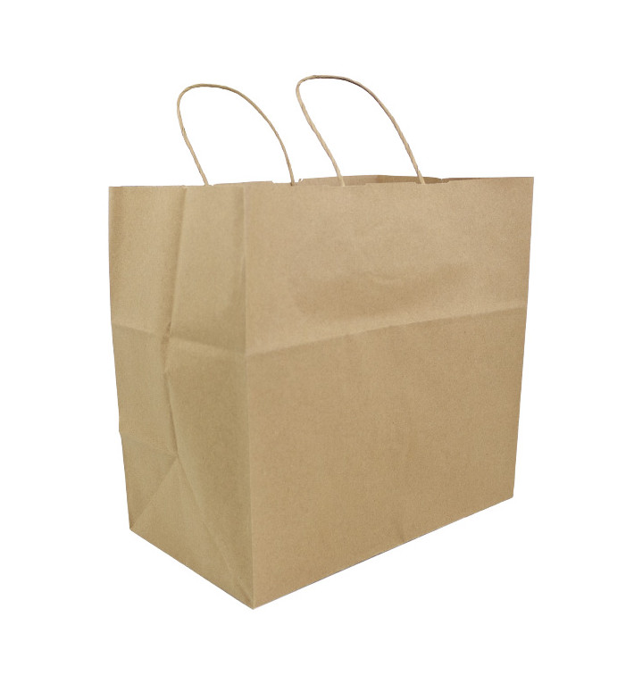 Buste Shopper in Carta Marrone 100g/m² 30+18x29cm (200 Pezzi) Buste Shopper in Carta Marrone 100g/m² 30+18x29cm (200 Pezzi)