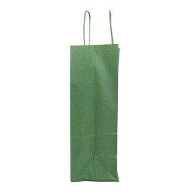 Buste Shopper in Carta Verde 80g/m² 20+10x29cm (50 Pezzi)