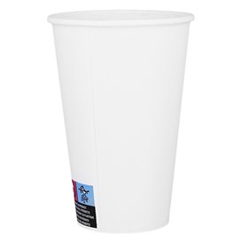 Bicchiere di Carta ECO 12Oz/360ml Bianco Ø8cm (50 Pezzi)