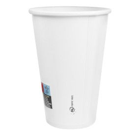 Bicchiere da Caffè 20 Oz/600ml Bianco Ø9,4cm (20 Pezzi)