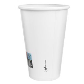 Bicchiere da Caffè 20 Oz/600ml Bianco Ø9,4cm (320 Pezzi)