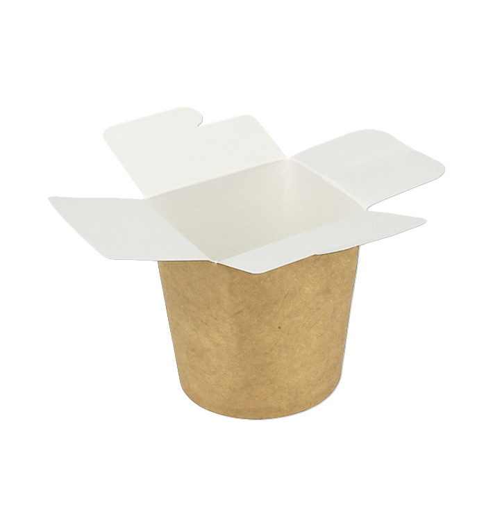 Contenitore multifunzionale 100% ECO Kraft 16Oz/480ml (500 Pezzi) Contenitore multifunzionale 100% ECO Kraft 16Oz/480ml (500 Pezzi)