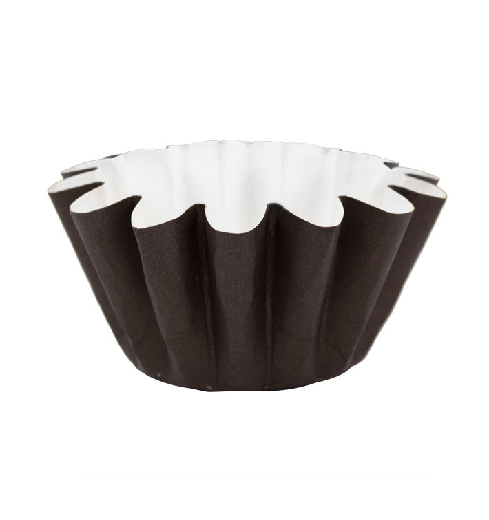 Stampi per Forno Ø80x65 mm Marrone (15 Pezzi) Stampi per Forno Ø80x65 mm Marrone (15 Pezzi)