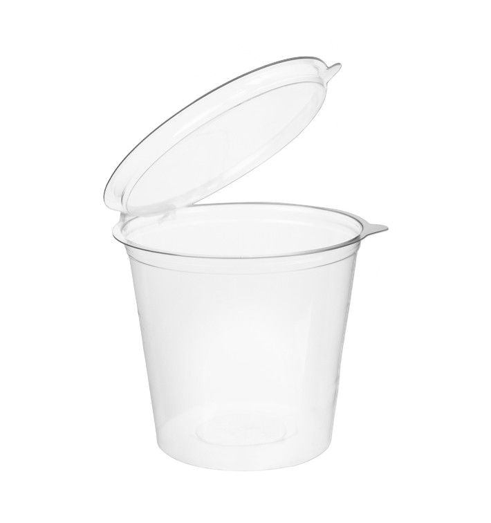 Contenitore Tondo Coperchio APET Transparente 1000ml Ø134mm (18 Pezzi) Contenitore Tondo Coperchio APET Transparente 1000ml Ø134mm (18 Pezzi)