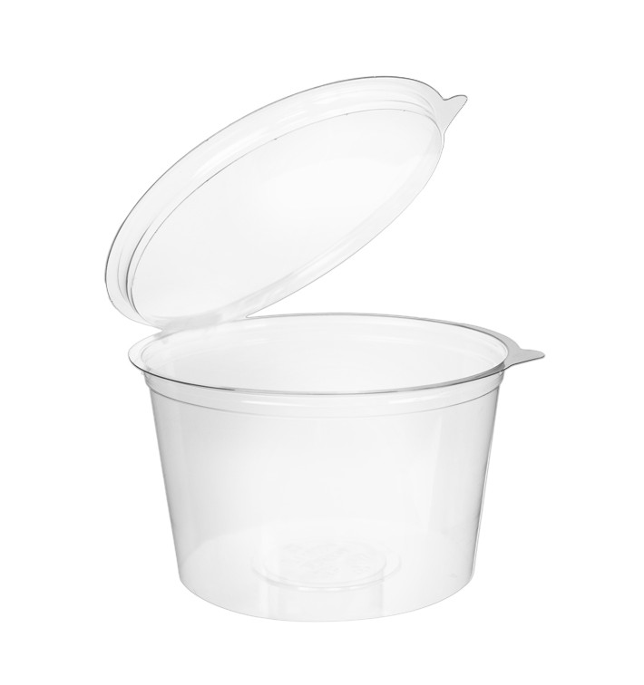 Contenitore Tondo Coperchio APET Transparente 1000ml Ø150mm (20 Pezzi) Contenitore Tondo Coperchio APET Transparente 1000ml Ø150mm (20 Pezzi)