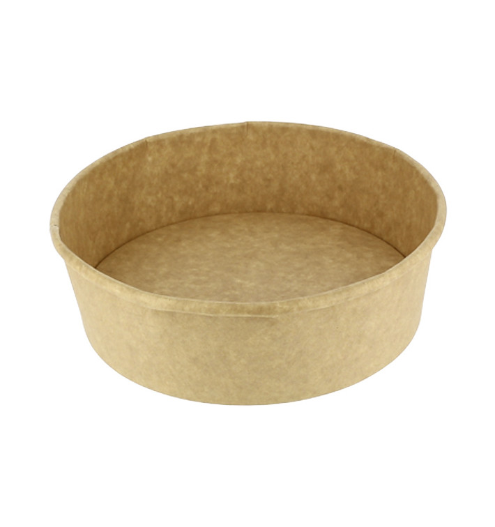 Ciotola di Carta Kraft-Kraft 33Oz/1000ml Ø18,6cm (300 Pezzi) Ciotola di Carta Kraft-Kraft 33Oz/1000ml Ø18,6cm (300 Pezzi)