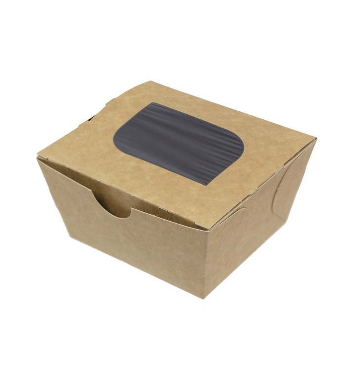 Contenitore di Carta Premium 11x10x5,5cm 400ml (25 Pezzi) Contenitore di Carta Premium 11x10x5,5cm 400ml (25 Pezzi)