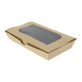 Contenitore  di Carta Premium 21x13x3,5cm 730ml (25 Pezzi)