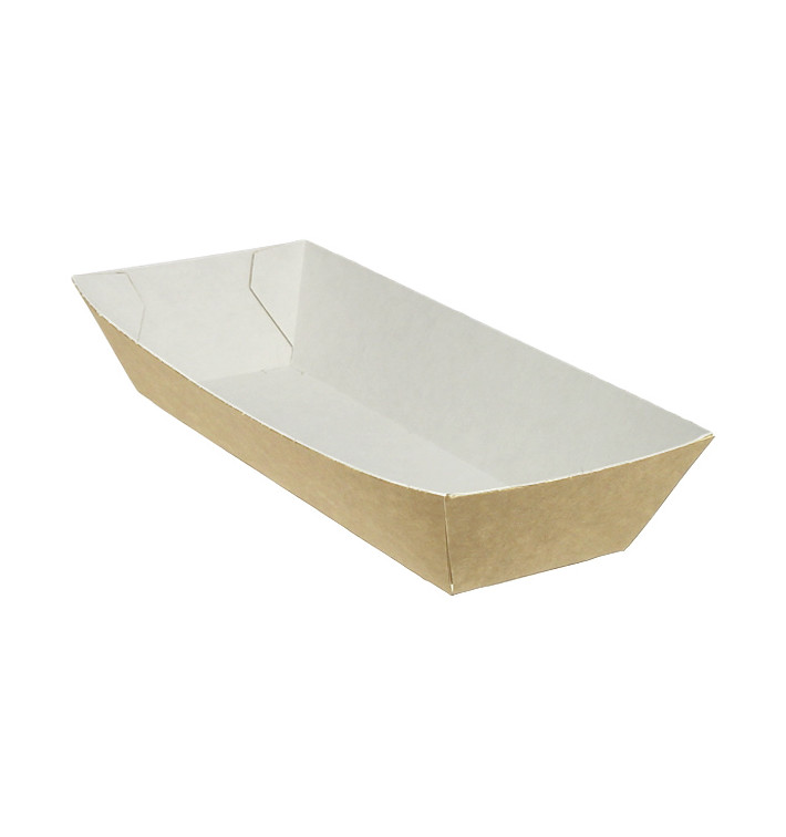 Vaschetta Kraft Hot Dog 17,0x5,5x3,8cm (1000 Pezzi) Vaschetta Kraft Hot Dog 17,0x5,5x3,8cm (1000 Pezzi)