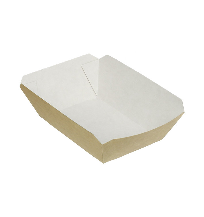 Vaschetta 250ml Kraft 9,6x6,5x4,2cm (25 Pezzi) Vaschetta 250ml Kraft 9,6x6,5x4,2cm (25 Pezzi)