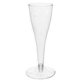 Calice Premium Plastica a Champagne o Vino 80 ml 2P (20 Pezzi)