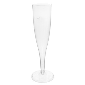 Calice Premium Plastica a Champagne o Vino 140ml 1p (10 Pezzi)